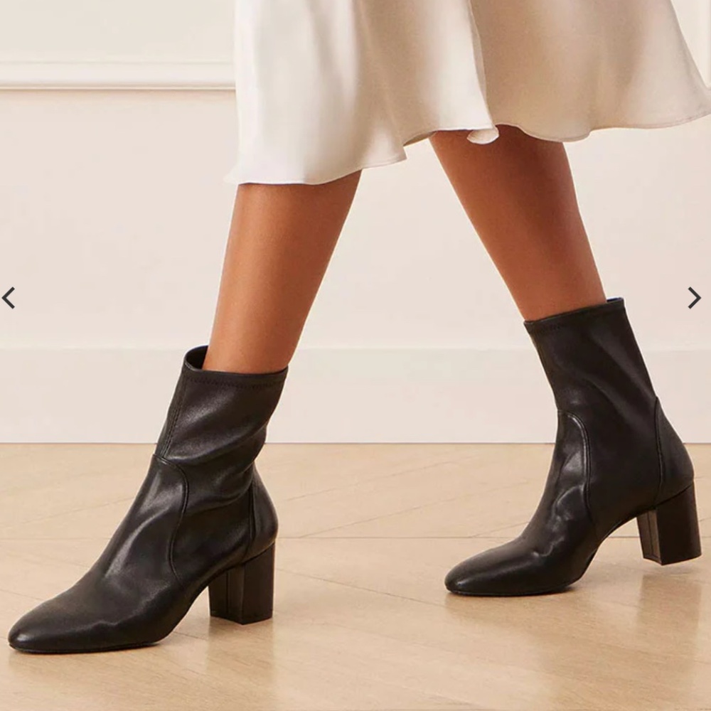 Stuart Weitzman Yuliana Slip-On Ankle Boots - Picture 3 of 8